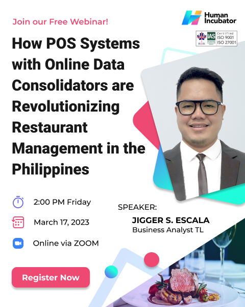 Webinar #5: How POS Systems with Online Data Consolidators are Revolutionizing Restaurant Management in the Philippines 