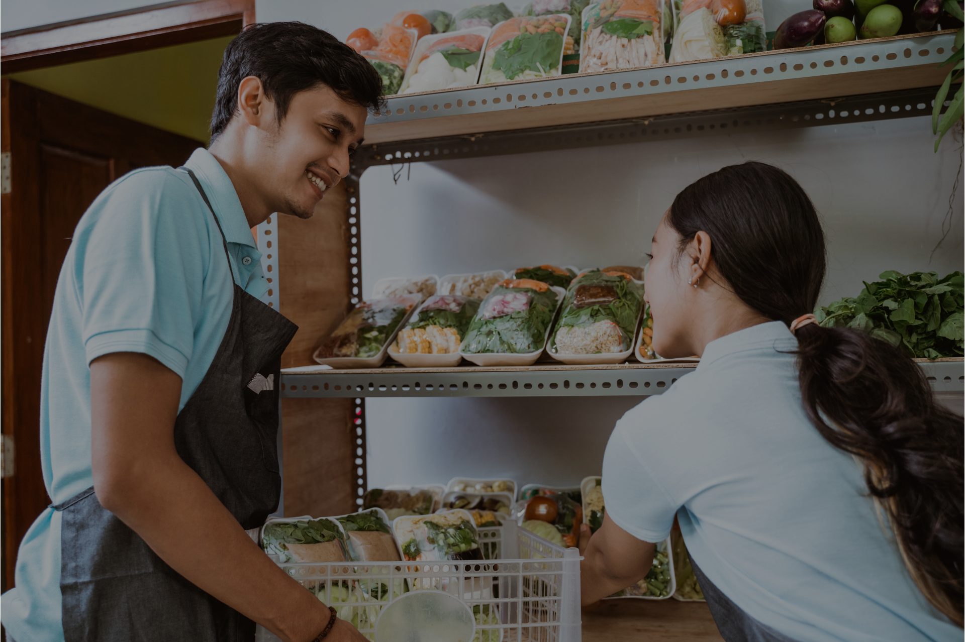 Retail Employees Stocking Products